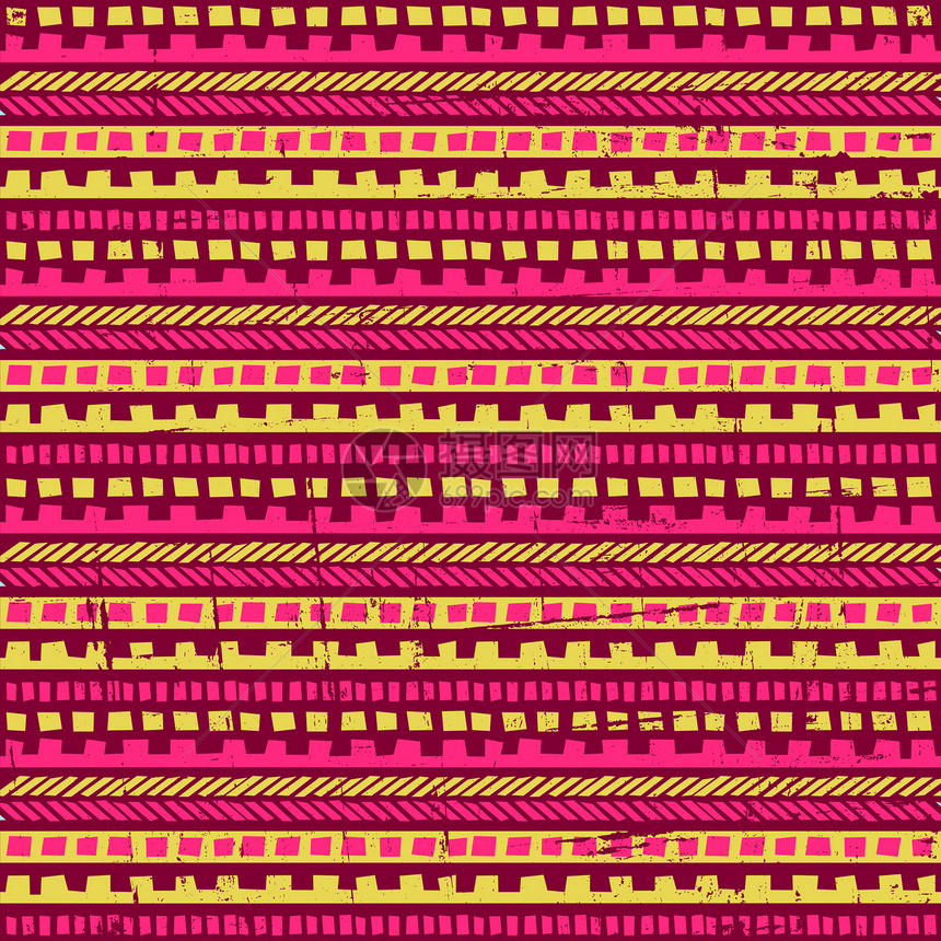 B 族裔背景部落苦恼风格织物编织小地毯装饰品条纹黄色荒野图片