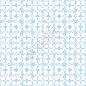 无缝花纹风格正方形卡片装饰品墙纸装饰数字织物蓝色网络背景图片