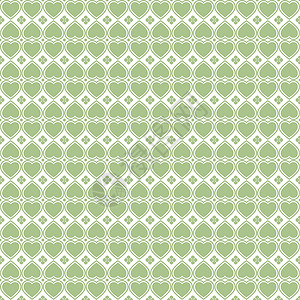 无缝花纹白色织物墙纸叶子装饰绿色美丽圆形风格裙子背景图片