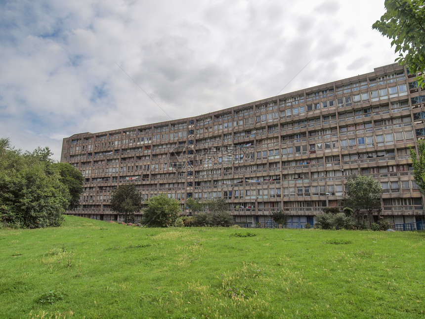 伦敦罗宾汉花园兜帽王国建筑财产杰作英语建筑学野兽派花园住房图片