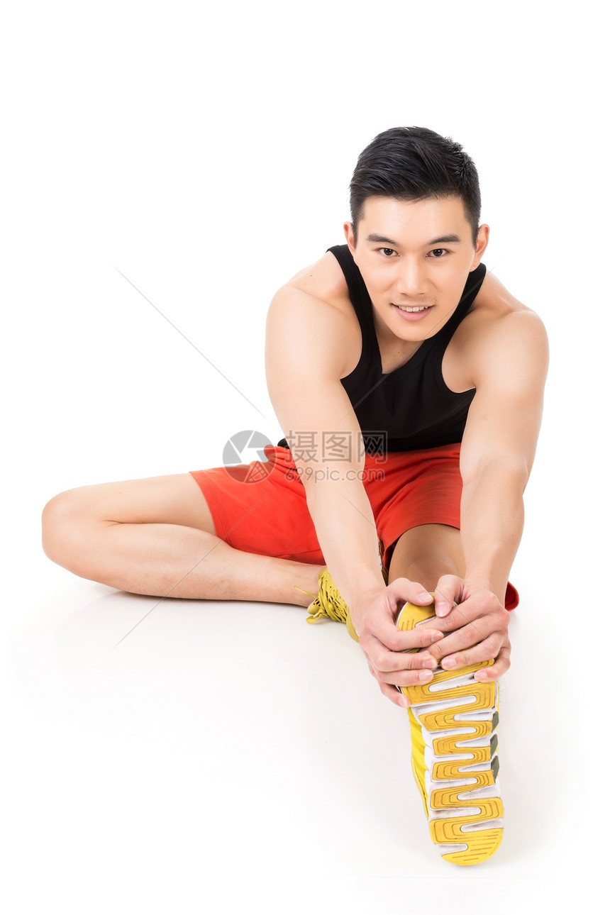 变暖练习健身房身体喜悦运动男人乐趣姿势锻炼闲暇活力图片
