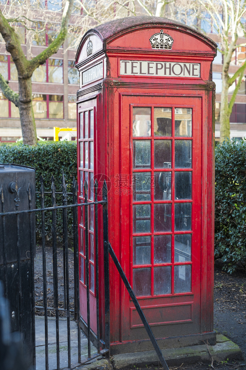 电话亭游客摊位旅游电话历史英语金属隔间观光吸引力图片