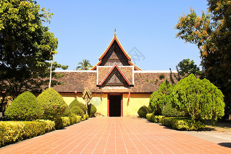 万象西蒙寺老挝万象的寺旅行酒杯旅游寺庙宗教建筑学遗产艺术文化背景