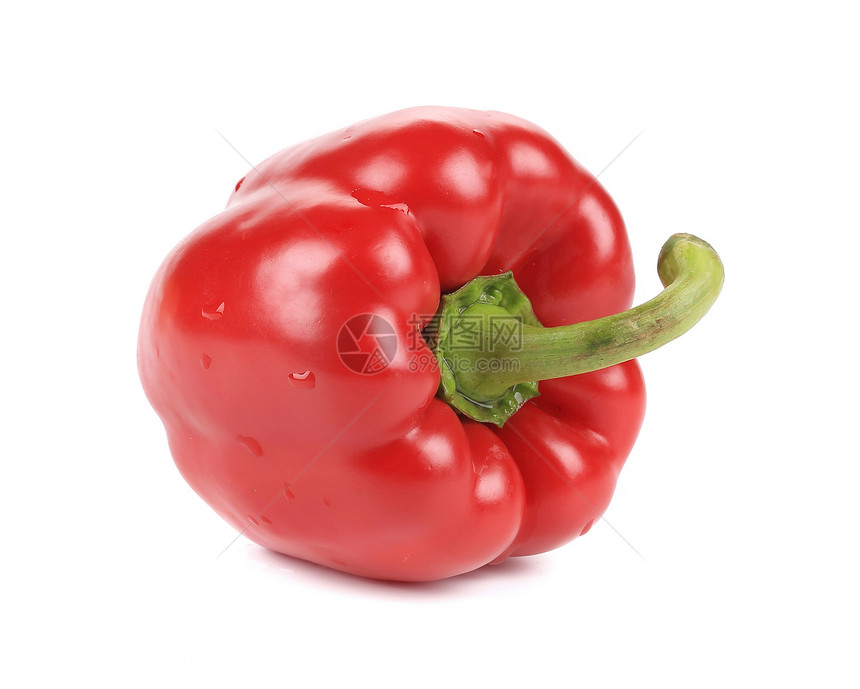 甜甜红胡椒摄影水平蔬菜水果白色红色宏观绿色食物美食图片