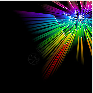 抽象背景 矢量条纹光谱运动速度射线插图流动坡度彩虹背景图片