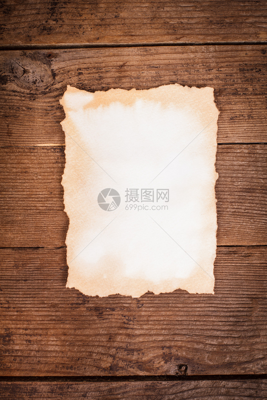 木柴用旧纸纸板手稿滚动木头笔记古董乡村历史性框架海报图片