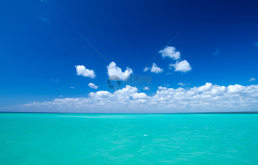 海 海天堂晴天热带阳光蓝色海岸太阳支撑海浪海景图片