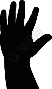 a 2岁幼儿手背 矢量拇指皮肤插图棕榈孩子黑色白色手指安全家庭背景图片