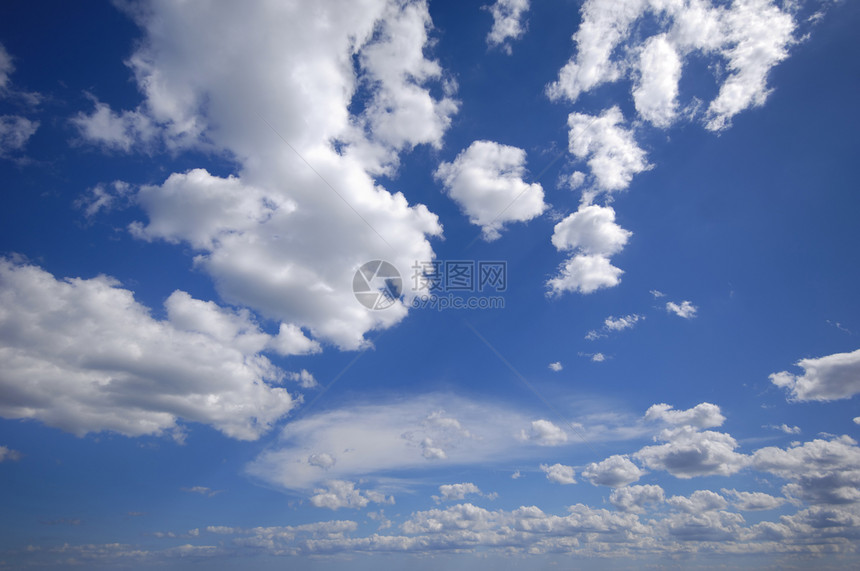云和蓝天空气象环境自由气氛风景空气白色多云天堂蓝色图片