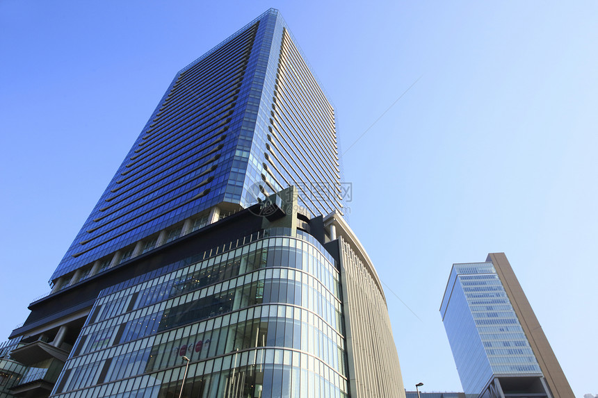 大阪市的OSAKA地区天空旅行旅游景观摩天大楼市中心观光前线蓝天城市图片