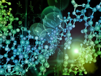 有机化学对称原子教育插图实验室基因工程生物缩影生物学背景