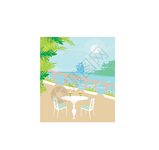 阳台海热带饮料酒吧设计图片