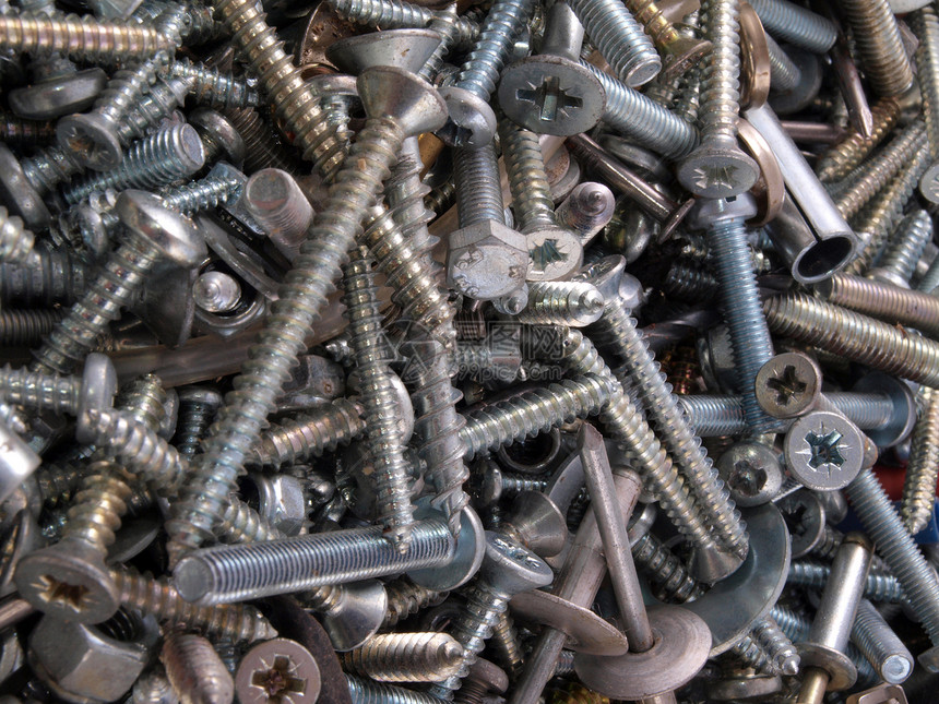 各种螺丝和修补金属木头黄铜螺纹工业横梁修理机械合金维修图片