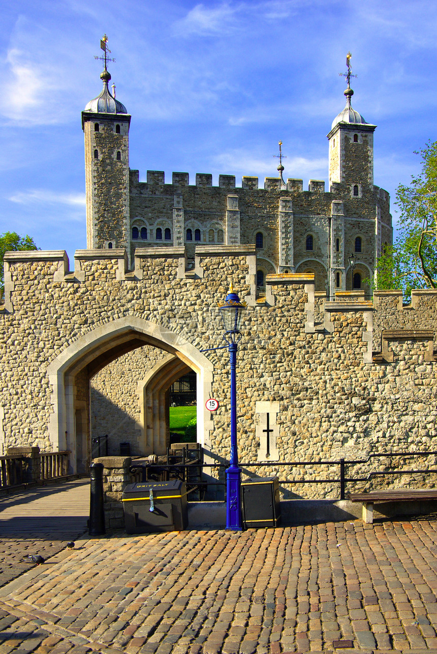 伦敦塔石头城堡旅游纪念碑建筑物场景旅行历史监狱英语图片