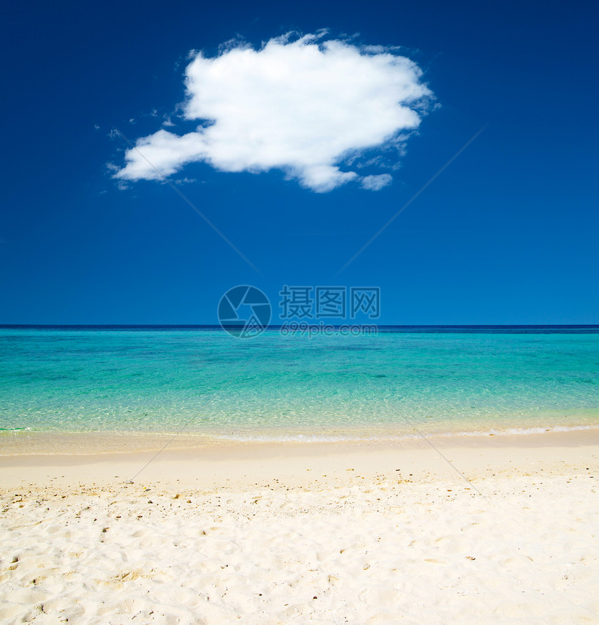 海 海海岸天空太阳热带蓝色海浪阳光旅行支撑海洋图片