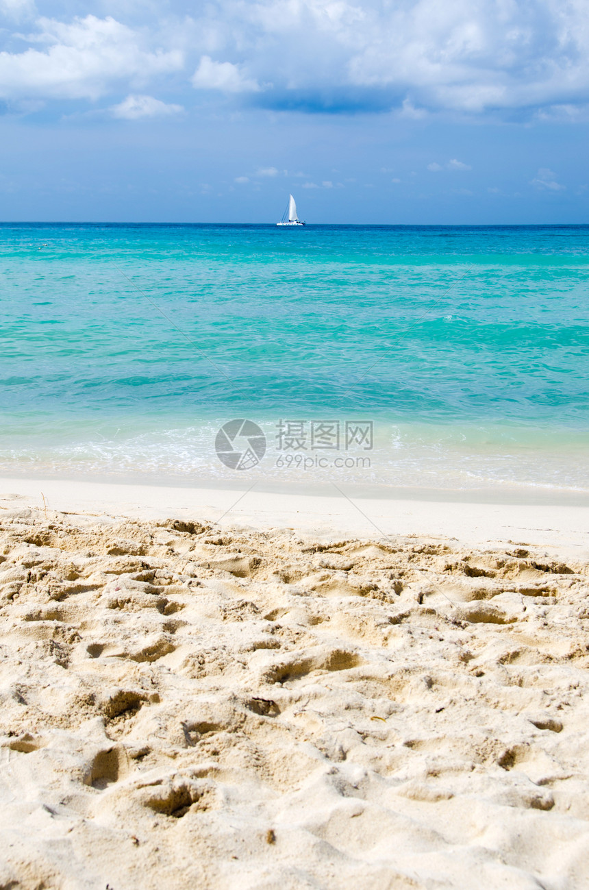 海 海天堂蓝色晴天冲浪阳光假期海洋太阳海岸热带图片
