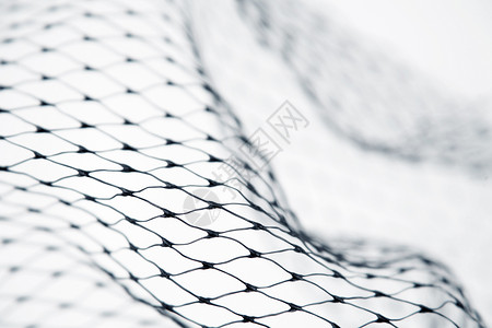 鱼网宏观塑料编织背景图片