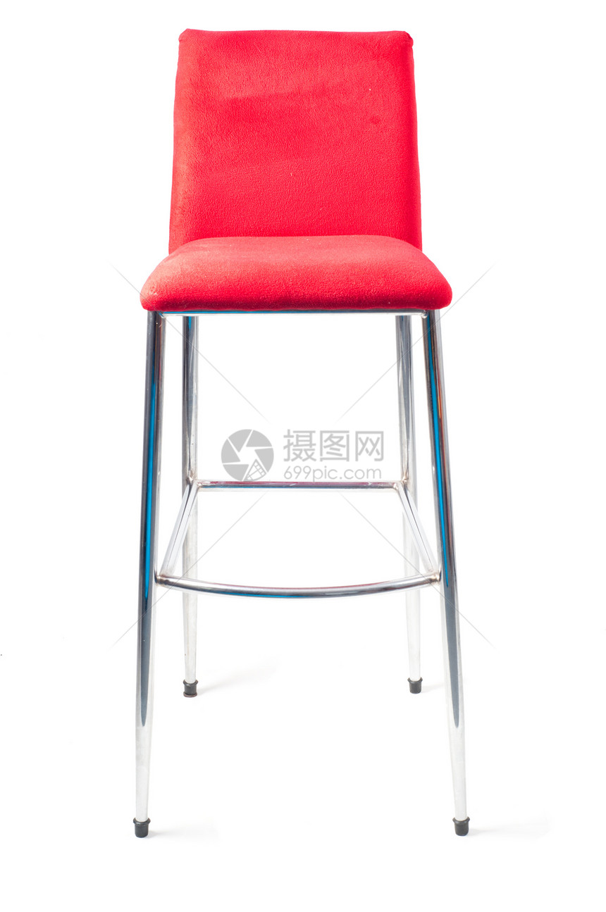 红巴凳家具酒吧凳子椅子座位金属红色酒吧椅图片