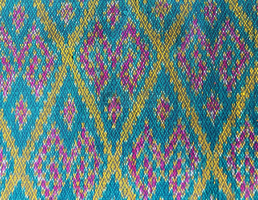 泰国丝丝型纺织品织物工业纺织材料效果编织衣服文化纹理图片