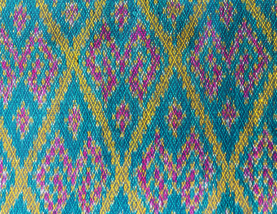 泰国丝丝型纺织品织物工业纺织材料效果编织衣服文化纹理背景图片