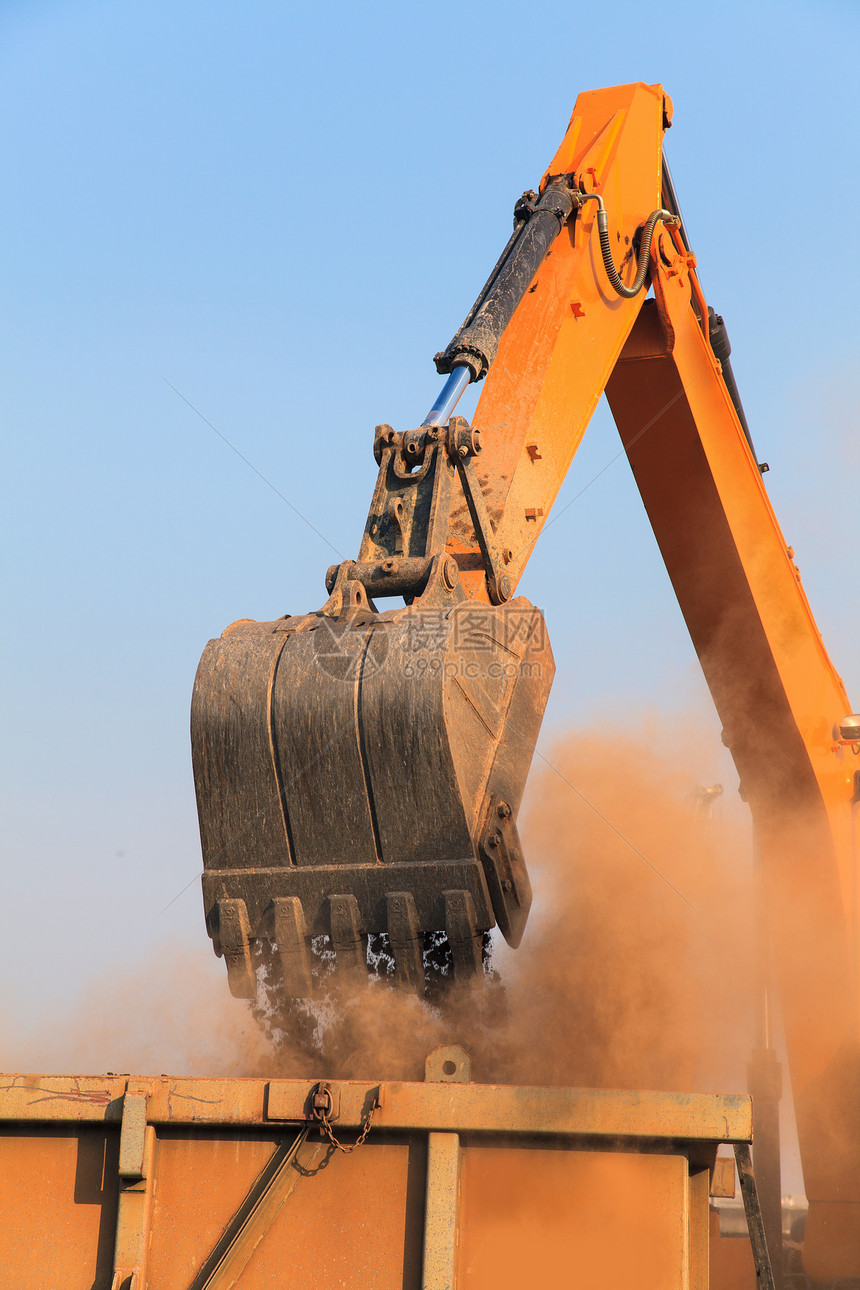 挖掘机运输力量卸载矿业活动行动建筑学装载机机械工作图片