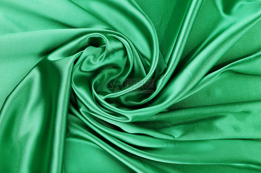 绿色丝绸背景粉色窗帘蓝色材料床单织物衣服图片
