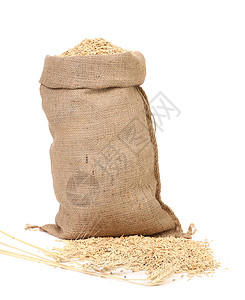 沙包加小麦背景图片