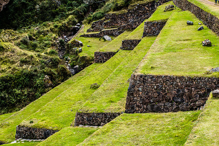 秘鲁印加遗址石头旅行高清图片