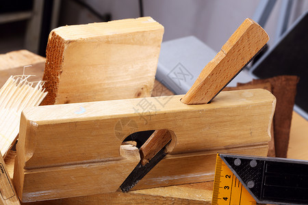 平平面材料作坊建造刨床木工木匠筹码锯末乐器工艺背景图片