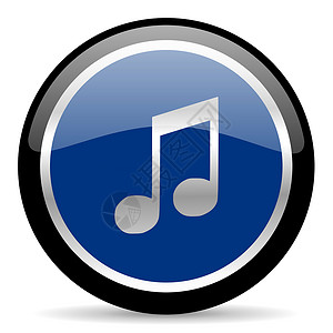图标音乐音乐图标控制商业音乐会网络立体声歌曲网站电脑电话圆圈背景