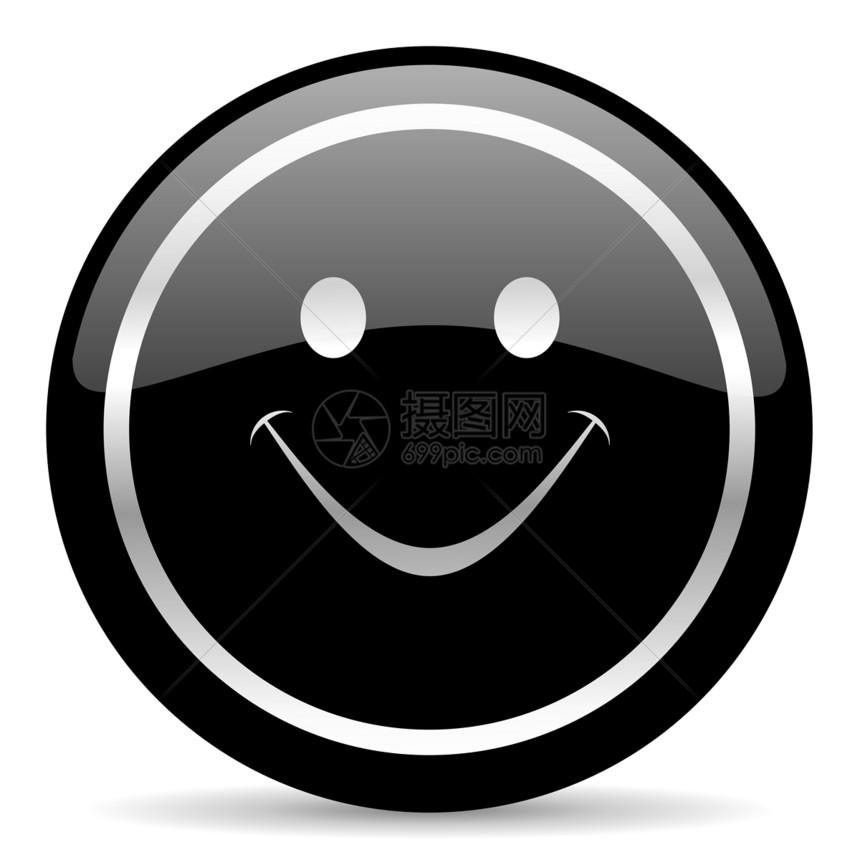 微笑图标符号网络法官验证手机商业笑脸喜悦快乐情感图片