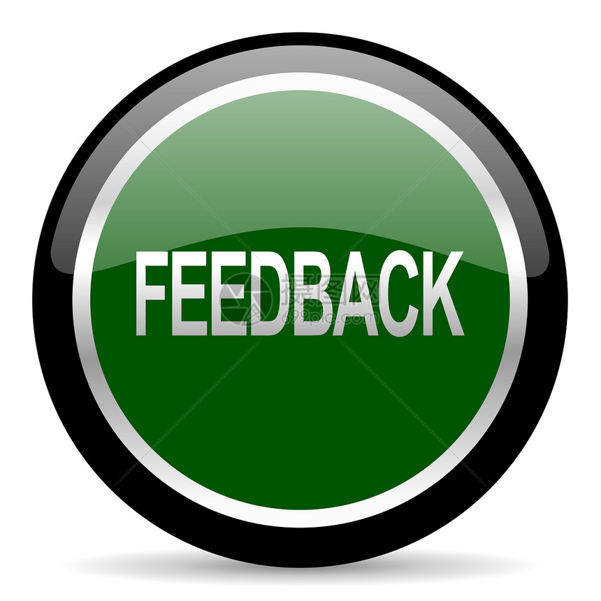 反馈图标评价审查插图评分按钮商业绿色顾客网络服务图片