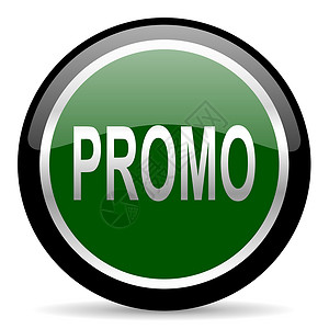 优惠券促销标签Promo 图标圆圈零售广告促销标签行动贸易公告网络按钮背景