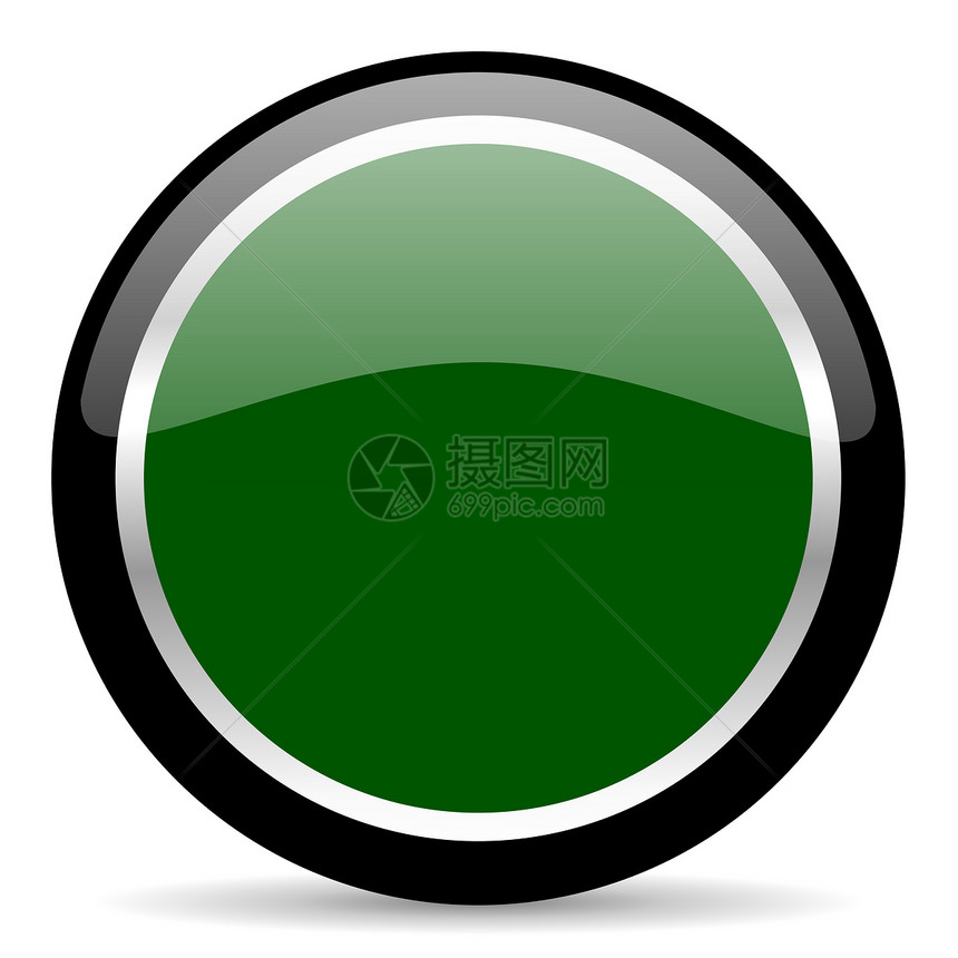 现金图标绿色银行业商业插图圆圈货币经济网络投资按钮图片
