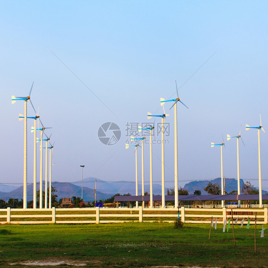 风力涡轮机技术风车环境全球工业金属农场力量生态创新图片