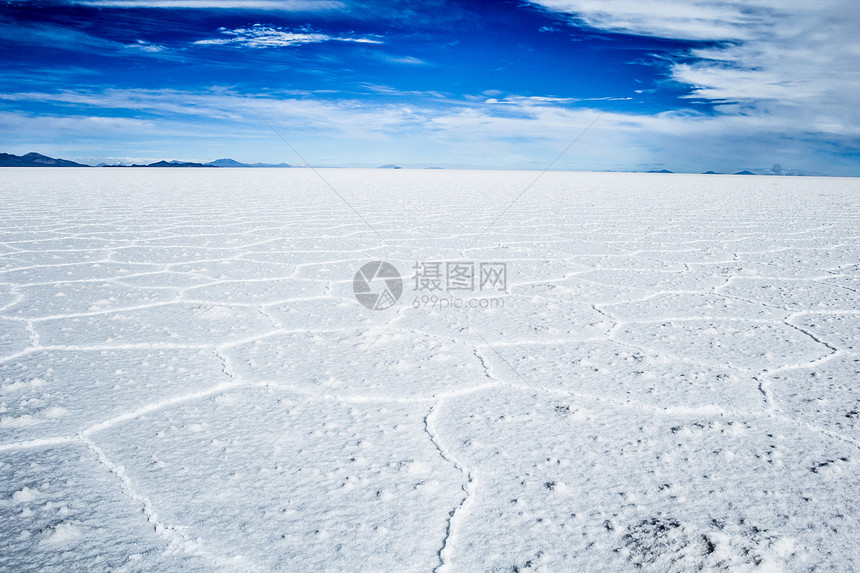 盐板 玻利维亚荒野沙漠矿物蓝色地球旅游寂寞地形全景旅行图片