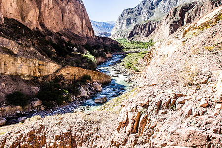 印加峡谷安第斯户外高清图片