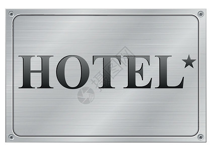 一个明星酒店信号板背景图片