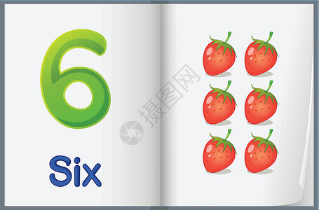 摘草莓的孩子数学表工作簿孩子数数食物孩子们老师幼儿园游戏儿童教育设计图片