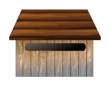 木头盒子一个邮箱设计图片