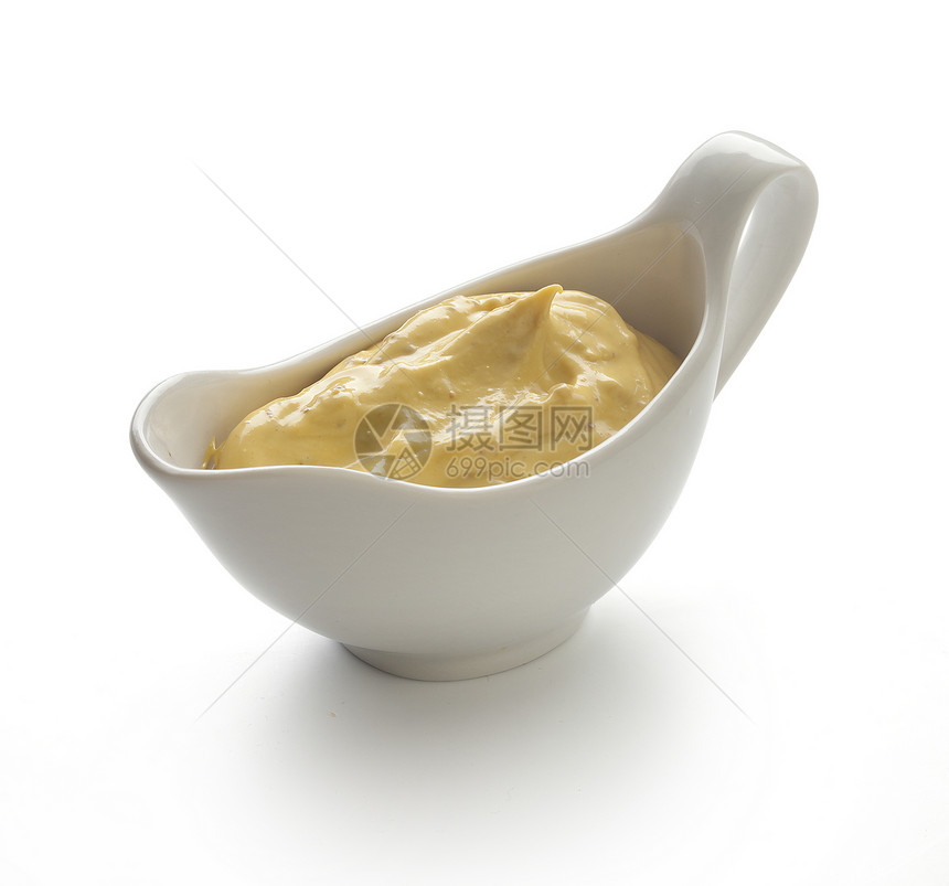 芥辣酱白色黄色调味品食物敷料图片