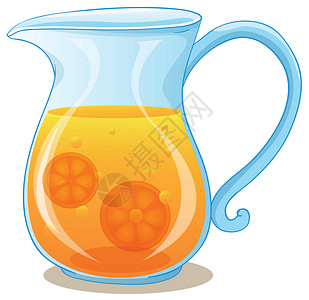 孕妇喝橙汁橙汁杯子维生素蓝色水壶萃取圆圈塑料液体橙子饮料玻璃设计图片