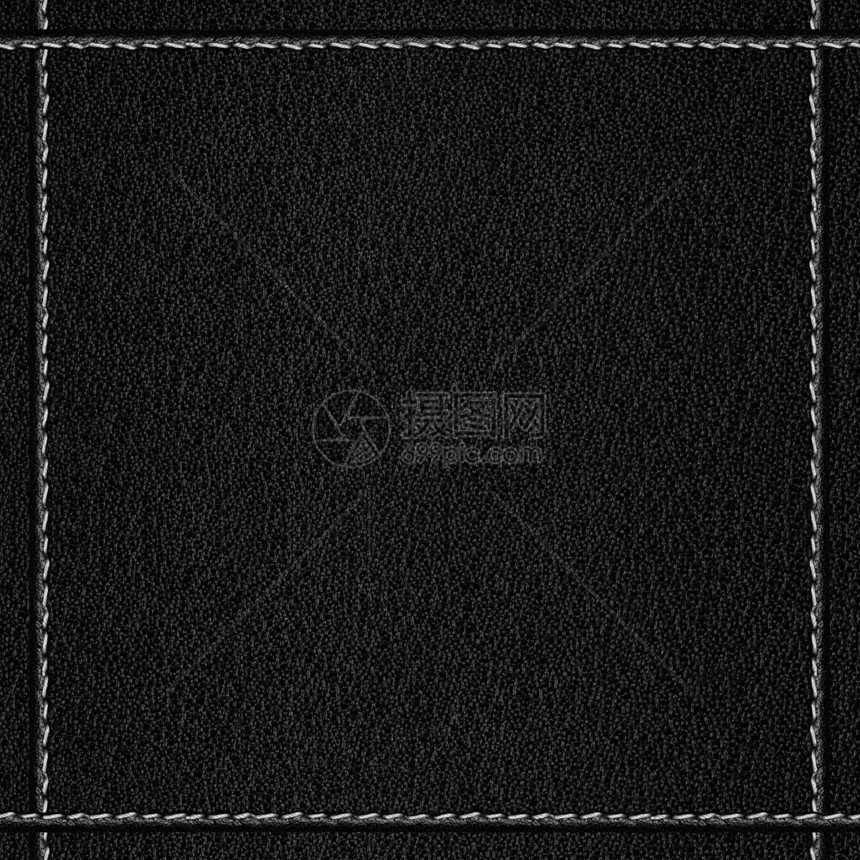 黑色皮黑背景利润接缝空白粮食盘子艺术桌子粒状框架床单图片