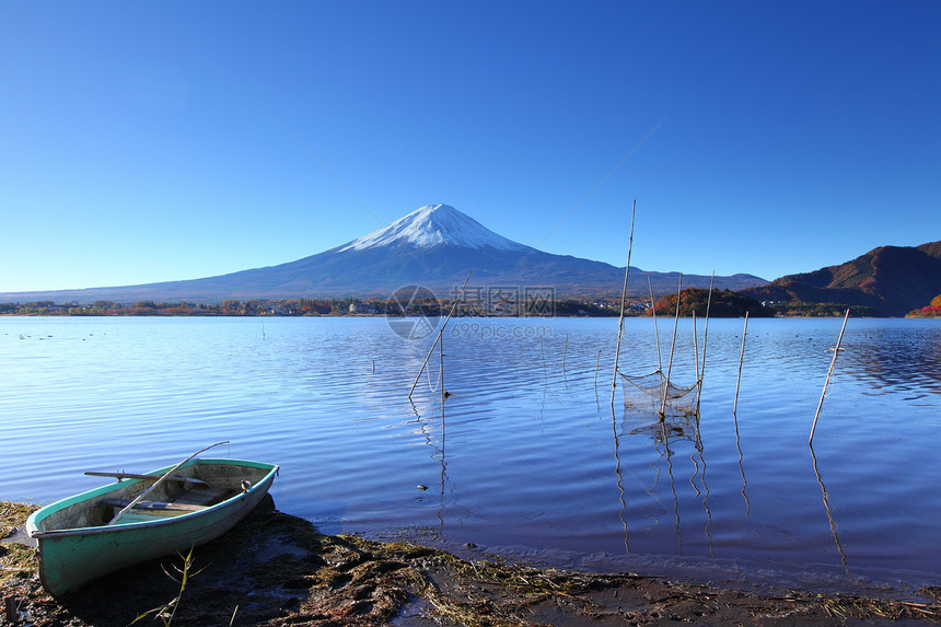 川口湖和藤山湖图片