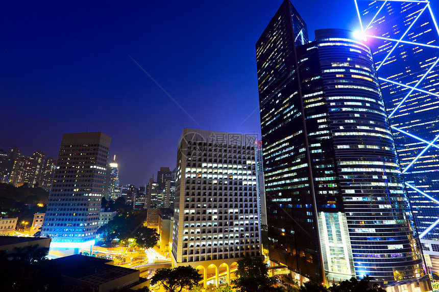 香港商业区商业景观街道天空城市摩天大楼市中心建筑物玻璃天际图片