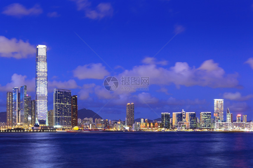 香港商业建筑学摩天大楼风景城市场景经济建筑天空景观图片