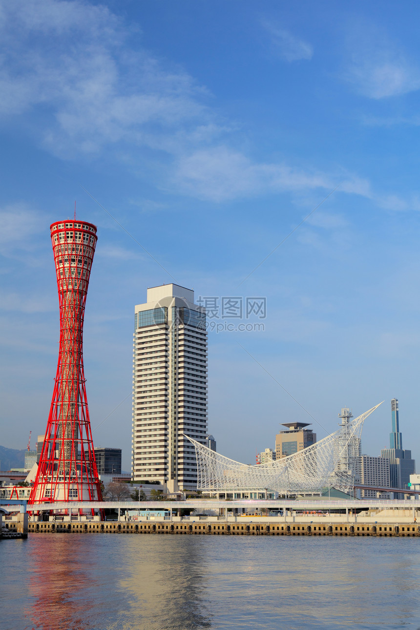 神户天际城市公园港口地标建筑建筑物景观建筑学天空场景图片