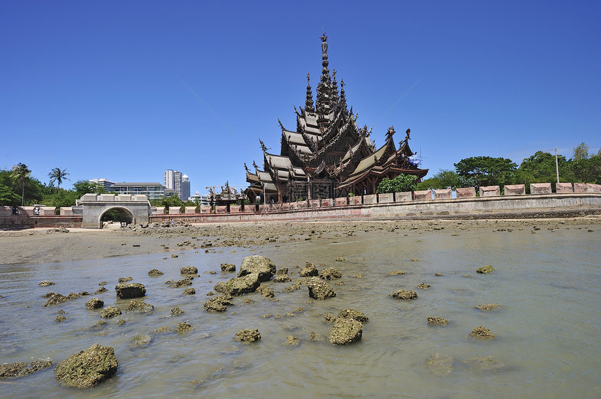 泰国巴塔亚真相保护馆文化阳光神话花园避难所上帝宗教风景纪念碑地方图片