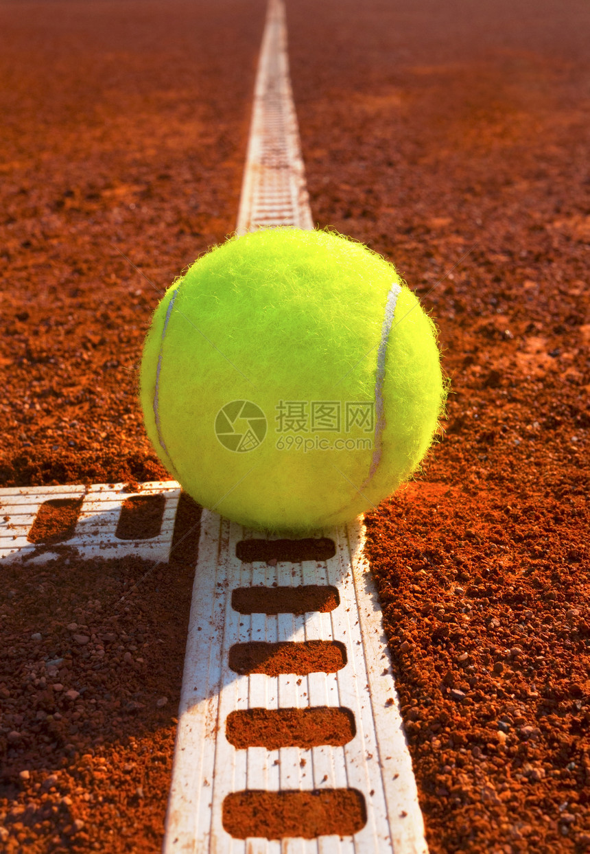 网球球个人法庭条纹背景土地健身运动红色黄色图片