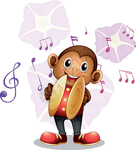 猴子音乐音乐猴子插画